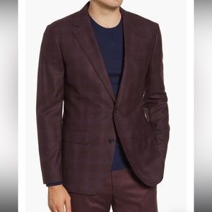 Bonobos Jetsetter Slim Fit Plaid Wool Sport Coat - Brand New with Tags